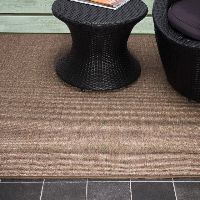 Sisal top Bouclé Kaffee