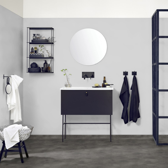 Aqua Concrete Charcoal