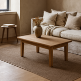 Sisal top Bouclé Kaffee