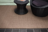Sisal top Bouclé Kaffee